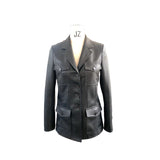 Sheepskin blazer